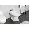 Kingston Brass ThreeHandle Bidet Faucet, Matte Black KB6320DL